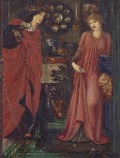 Fair Rosamund and Queen Eleanor by Edward Burne Jones